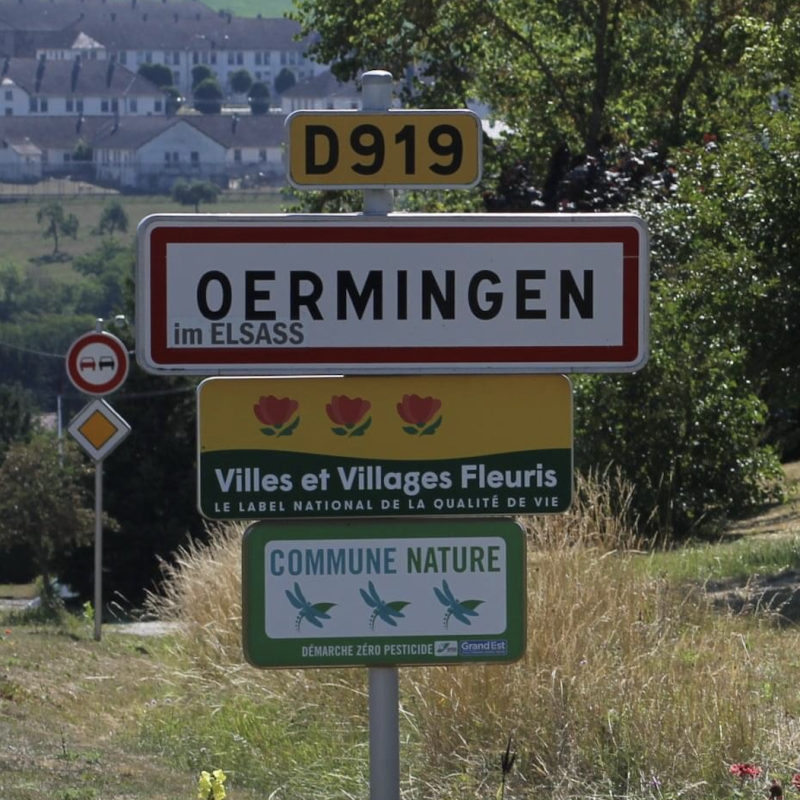 Oermingen, panneau